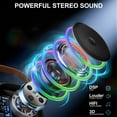 thumbnail image 3 of ENERFACE Mini Karaoke Machine for Kids and Adults Portable Bluetooth Karaoke Speaker with Wireless Microphone Perfect for Boys Girls Karaoke Toys Birthday Gifts and Home Party Use(Black), 3 of 7