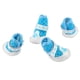 thumbnail image 4 of 4 Uds botines para perros verano moda malla transpirable ligero antideslizante resistencia perro Protector de pata para caminar al aire libre azul, 4 of 13