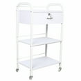 thumbnail image 2 of CNCEST 3 Tier Kitchen Cart on Wheels Rolling Utility Storage Organizer Trolley 15kg, 2 of 9