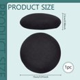 thumbnail image 2 of Black Sinamay Hat Fascinator Hat Base Headwear Fascinator Base Round Mesh Round Fascinator Millinery Base for Cocktail Teas Balls Red Carpet Shows Magazine Shoots Black, 2 of 6