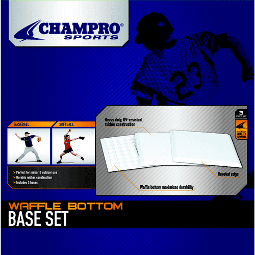 Champro 14" x 14" x .5" Waffle Base Set by Champro