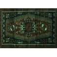 thumbnail image 1 of Ahgly Company Indoor Rectangle Persian Turquoise Blue Traditional Area Rugs, 5' x 7', 1 of 4