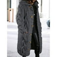 thumbnail image 2 of Cárdigan de Larga de Punto Grueso para Mujer, Suéter de Otoño Invierno de Gran Tamaño con Botones y Bolsillo. Gris Oscuro XXL, 2 of 7