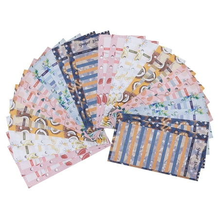 

Frcolor Budget Sheetsplanner Wallet Organizer Binder Expense Holes Bill 6 Inserts Cash Envelopes Budgeting Moneyrecord Cards