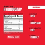 PROSUPPS HydroBCAA Essentials BCAA Powder (Fruit Punch, 30 Servings)