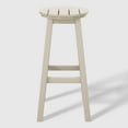 thumbnail image 3 of WestinTrends Malibu 29" HDPE Outdoor Patio Round Bar Stool Set of 3, Sand, 3 of 7
