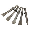 thumbnail image 1 of 5pcs Wood Chisel Set,Air Shovel Hammer Chisel Set Air Hammer Chisel Straight Shank Woodworking Chisel Set for 150/190/250 Air Hammer, 1 of 7