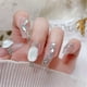 thumbnail image 4 of 12 piezas de diamantes de imitación para uñas, diamantes de imitación de cristal blanco, piedras de gemas de vidrio con parte posterior plana, para uñas, manualidades, ropa, zapatos, joyería, 4 of 6