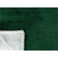 thumbnail image 4 of PAVILIA Plush Sherpa Fleece Blanket Throw, Twin, Emerald Green | Soft, Warm, Fuzzy Dark Forest Throw for Couch Sofa | Solid Reversible Cozy Microfiber Fluffy Blanket, 60x80, 4 of 7