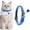 Blue, variant on Euaioeiu Adjustable Breakaway Cat Collar with Bell & Reflective Strip, Safety Pet Collar for Kittens Puppy, Soft Padded Neckband for Indoor Outdoor Night Visibility Daily Walking Playtime