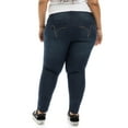 thumbnail image 3 of A3 Denim Women's Plus Destructed Skinny Jeans, Sizes 16-26, 3 of 5