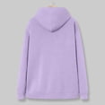 thumbnail image 5 of Akiihool Crewneck Sweatshirt Men Mens Slim Fit Unisex Letter Print Hooded Pullover Pocket Sweatshirt (Light Purple,XXXL), 5 of 7
