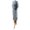 Gray, variant on Faux Fur Cat Teaser Toy Tail Shape with Feather Elements Interactive Wand for Indoor Cats Decrease Boredom Exercise (Gray)