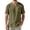 Army Green, variant on Mens V Neck Shirts Summer Casual Short Sleeve Linen Beach Pullover Tops Vintage Lightweight Summer T Shirt With Pocket,Navy L