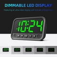 thumbnail image 2 of Reloj Despertador Digital para Dormitorio, Reloj Despertador Ruidoso, Reloj de Escritorio Eléctrico, Reloj de Mesita de Noche con Función de Repetición de Volumen Ajustable, 2 of 5