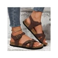 thumbnail image 3 of Comfortable Women's Outdoor Sandals with Adjustable Buckle, Cork Footbed, and PVC Fabric, 3 of 10
