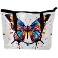 thumbnail image 2 of Butterfly Canvas Leather Mix Hand-Held Bag Twill Sponge Jeanette 30x10.5x39cm/11.8x4.1x15.4in, 2 of 5