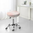 thumbnail image 7 of Hirioo Pink Marble for Round Bar Stool Seat Covers Washable Stool Cushion Slipcover Elastic Bar Chair Covers for 12-14 Inch Chair-14 inch, 7 of 7
