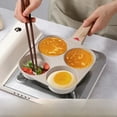 Stone 4hole omelette pan breakfast egg burger steak frying pan tool