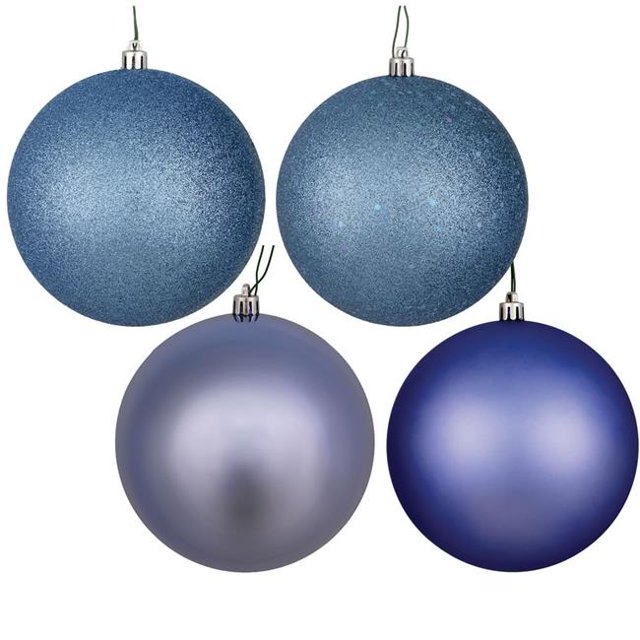 Vickerman N592029DA Boule de Finition Pervenche 8 Po. avec Trous Assortis 4 par Sac