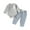 Grey, variant on Newborn Baby Boy Clothes 3 6 12 18 Months Preemie Clothes Boys Infant Boy Outfits Romper Pants Set,White,3-6 Months
