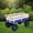 Blue, variant on Heavy Duty Steel Wagon with Wooden Side,Effortless Foldable Handle Cart with All-Terrain Air Tires,Load Capacity 220lbs, Outdoor All-Terrain Cargo Wagon for Towing Kids Toys,Gardening Supplies,Pink