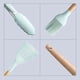 thumbnail image 3 of 2 uds utensilios de cocina de silicona antiadherentes utensilios de cocina herramientas para utensilios de cocina antiadherentes, 3 of 5