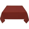 thumbnail image 3 of Deep Red Soft Tablecloth Square Dinng Table Covers for Kitchen & Table Linens 52" x 52", 3 of 8