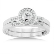 1/8 Cttw Diamond Bridal Set