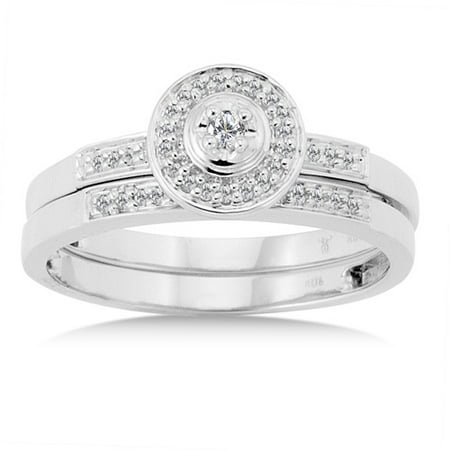 1/8 Cttw Diamond Bridal Set