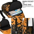 thumbnail image 4 of Sling Backpack,Halloween Bat Silhouette Pattern Crossbody Bag with Water Bottle Holder,Waterproof Sling Bag for Men/Women with Chest Phone Holder for Hiking,Travel, 4 of 6