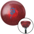thumbnail image 1 of American Shifter  Blue S Shaped Dragon Red Retro Metal Flake Shift Knob with M16 x 1.5 Insert Auto Brody, 1 of 1