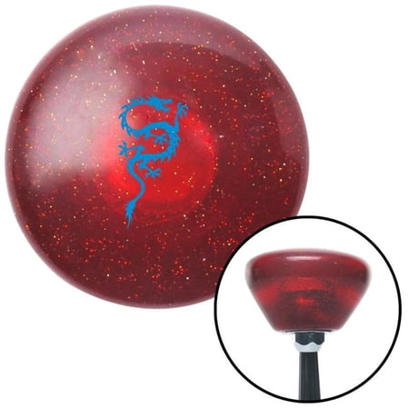 American Shifter Blue S Shaped Dragon Red Retro Metal Flake Shift Knob with M16 x 1.5 Insert Auto Brody