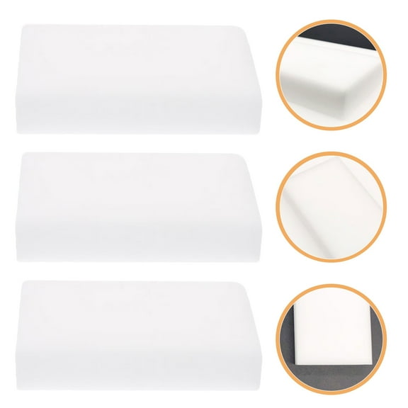 YOSADIER White High Density Sponge Blocks 12 Pieces for Home Crafts and Moisture Absorption