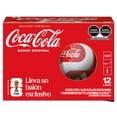 thumbnail image 1 of Refresco Coca Cola regular 12 pack de 235 ml + Balón, 1 of 9