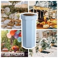 thumbnail image 5 of happimess Fleur 25-Gallon Traditional Classic Disposable Corrugated Cardboard Event Trash Can and Recycling Bin, Tide Pool Blue (Set of 2), HPM1300G-SET2, 5 of 8