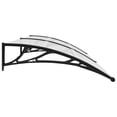 thumbnail image 5 of vidaXL Door Canopy, Outdoor Awning for Porch & Patio, Polycarbonate Cover, 94.5x39.4 In, Black, 5 of 7