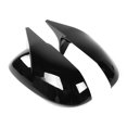 thumbnail image 4 of Akozon Side Mirror Cover Pair Side Mirror Cover  Horn Style Protector Housing Replacement For  Sedan/Hatchback, 4 of 8