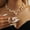 8732, variant on Pearl Bride Wedding Jewelry Set Faux Pearls Crystal Rhinestone Necklace Earrings Bracelet Sets for Women Bridesmaid
