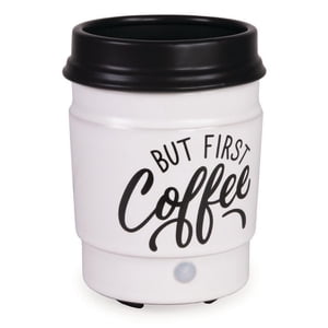 Mainstays 'But First, Coffee' Ceramic Wax Warmer