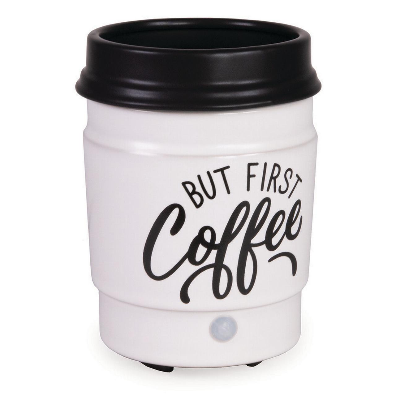 Mainstays 'But First, Coffee' Ceramic Wax Warmer