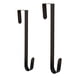 thumbnail image 5 of Bewildely Gancho de Metal para interior y exterior, 2 uds., duradero y decorativo, decoración elegante para el hogar, ganchos para puerta para Kits de decoración para fiestas negro, 1 31 CM, 5 of 6