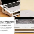 thumbnail image 2 of WORGEOUS Laptop Stand Laptop Riser Laptop Table 41x30cm White, 2 of 8