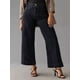 thumbnail image 5 of Jeans de Control de Abdomen Favoritos de las Mujeres, de Cintura Alta, Rectos, Elásticos Hasta los Tobillos, de Pierna , Acampanados y con Bolsillo de . Negro S, 5 of 7