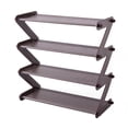 thumbnail image 1 of Yuarrent Estante para zapatos, soporte para zapatos de 4 niveles, organizador de almacenamiento de plástico en forma de Z para el dormitorio Almacenamiento y organización del hogar, 1 of 4