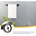 thumbnail image 4 of Towel Bar, 12 Inch Stainless Steel Single Towel Racks For Bathroom Kitchen Hand Towel Holder Dish Cloths Hanger Waterproof Wall-Mounted Towel Bar, 4 of 6