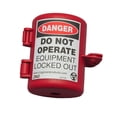 thumbnail image 1 of Plug Lockout ZING 7105, plástico reciclado rojo, fabricado en EE. UU., 1 of 6
