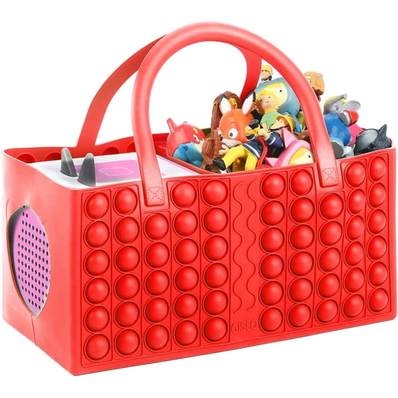 AYAOQIANG Carrying Case for Tonies Starter Set Storage Bag for Tonies Figurine Felt Cloth Musical Toy Folding Bag for Kids Toniebox Accessories Travel Carrying Bag with Handle for Toniebox
