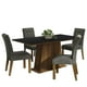 thumbnail image 1 of Juego de Comedor Mesa con Tablero de Madera 4 Sillas Marrón/Negro/Plata Ashley Madesa, 1 of 7