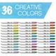 thumbnail image 4 of Juego de rotuladores SHARPIE S-Note Creative Pastel, 36 unidades, 4 of 8